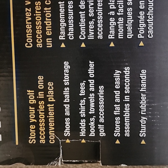 Golfers Trunk Locker Store: Balls, Shoes, Tees, Socks Etc...Car Trunk Garage - Picture 6 of 6